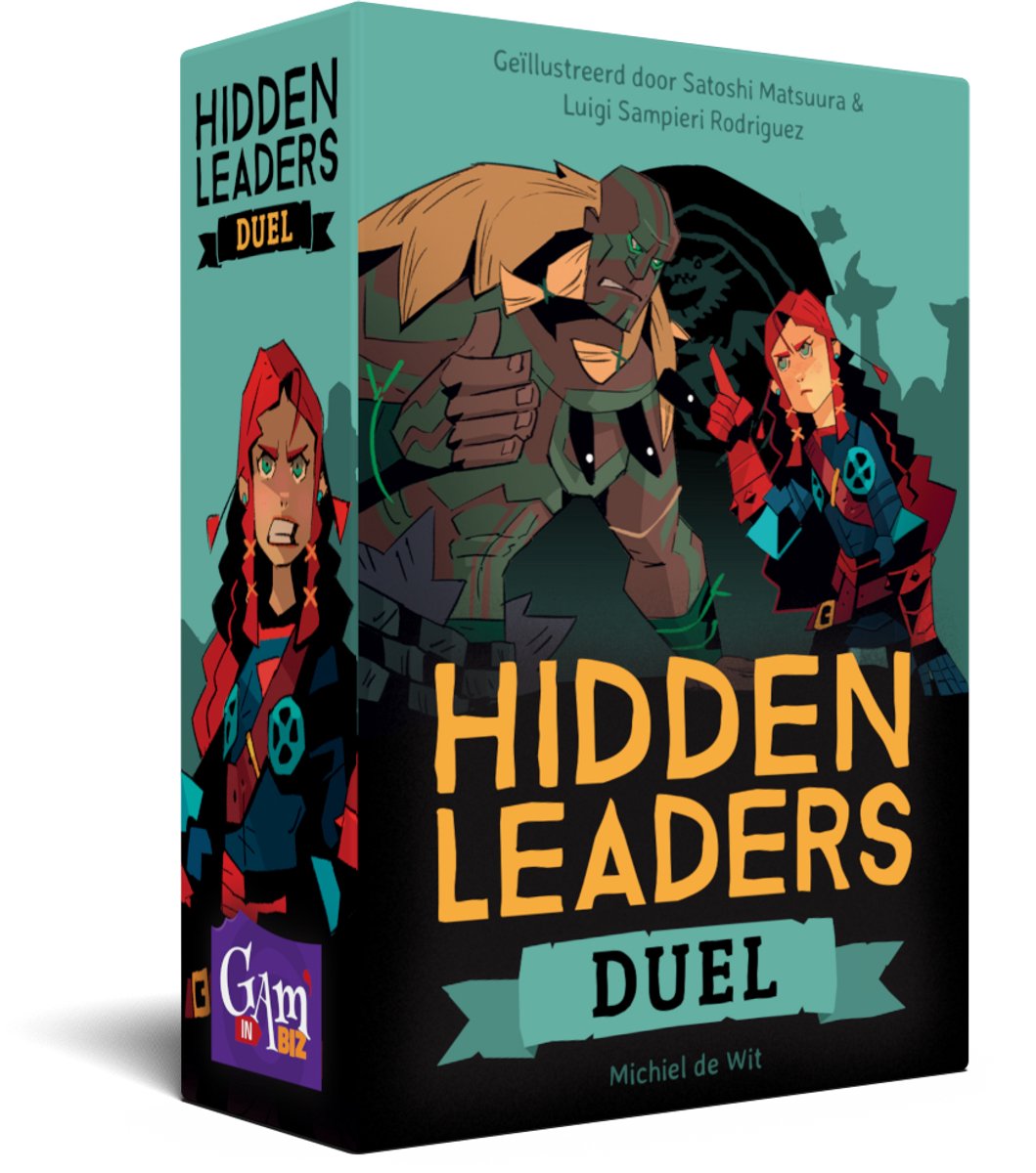 Hidden Leaders Duel - Kaartspel voor 2 spelers - Nederlands - Satoshi Matsuura - Michiel de Wit